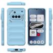 Nothing Phone 3a Magic Shield TPU + Flannel Case - Light Blue - 3