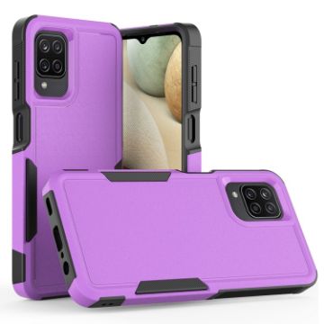 Samsung Galaxy A12 2 in 1 PC + TPU Phone Case - Purple - 1