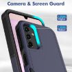Samsung Galaxy A14 4G/5G Dark Blue PC + TPU Phone Case - 5