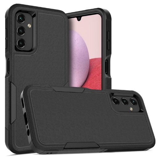 Samsung Galaxy A14 4G/5G PC + TPU Phone Case Black | 2 in 1 Cover - 1