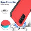 Samsung Galaxy A24 Red 2 in 1 PC + TPU Phone Case - 3