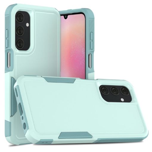 Samsung Galaxy A25 5G Phone Case, 2 in 1 PC + TPU, Light Green - 1