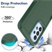 Samsung Galaxy A33 5G Phone Case, 2 in 1 PC + TPU, Dark Green - 3