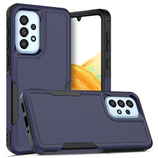 Samsung Galaxy A33 5G Phone Case, 2 in 1 PC + TPU, Dark Blue - 1
