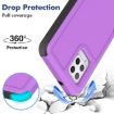 Samsung Galaxy A42 5G Phone Case, 2 in 1 PC + TPU, Purple - 3