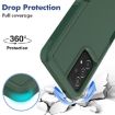 Samsung Galaxy A52 5G Phone Case, 2 in 1 PC + TPU, Dark Green - 3