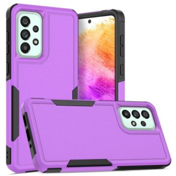 Samsung Galaxy A73 5G Phone Case, 2 in 1 PC + TPU, Purple - 1