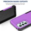 Samsung Galaxy A73 5G Phone Case, 2 in 1 PC + TPU, Purple - 2