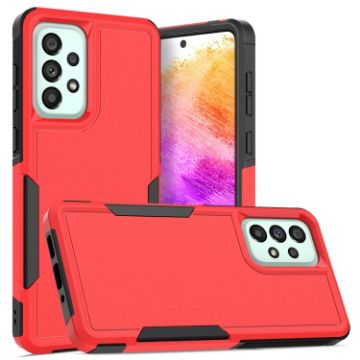 Samsung Galaxy A73 5G Red Phone Case - 2 in 1 PC + TPU Cover - 1