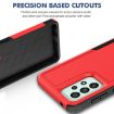 Samsung Galaxy A73 5G Red Phone Case - 2 in 1 PC + TPU Cover - 2
