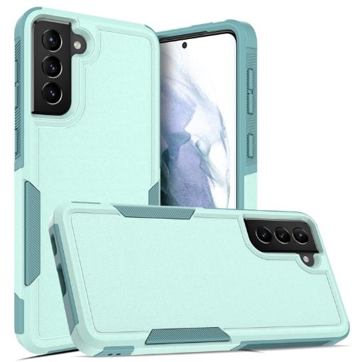 Samsung Galaxy S21+ 5G Light Green PC TPU Phone Case 2 in 1 - 1