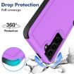 Samsung Galaxy S21+ 5G Purple PC TPU Phone Case 2 in 1 - 3