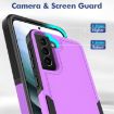 Samsung Galaxy S21+ 5G Purple PC TPU Phone Case 2 in 1 - 5