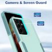 Samsung Galaxy S21 Ultra 5G Phone Case, 2 in 1 PC + TPU, Light Green - 5