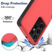 Samsung Galaxy S21 Ultra 5G Red 2 in 1 PC + TPU Phone Case - 3