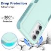 Samsung Galaxy S23 FE 5G Phone Case, 2 in 1 PC + TPU, Light Green - 3