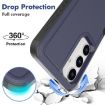 Samsung Galaxy S24 5G Phone Case, 2 in 1 PC + TPU, Dark Blue - 3