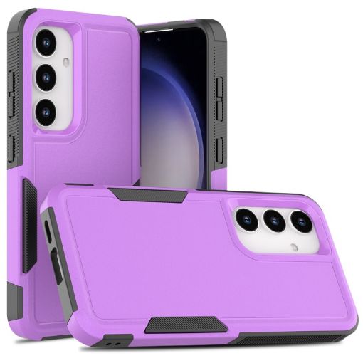 Samsung Galaxy S24 5G Phone Case, 2 in 1 PC + TPU, Purple - 1