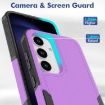 Samsung Galaxy S24 5G Phone Case, 2 in 1 PC + TPU, Purple - 5