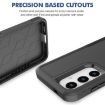Samsung Galaxy S24 5G Phone Case, 2 in 1 PC + TPU, Black - 2