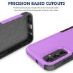 Samsung Galaxy A15 5G Phone Case, 2 in 1 PC + TPU, Purple - 2