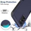 Samsung Galaxy A34 5G Phone Case, 2 in 1 PC + TPU, Dark Blue - 3