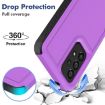 Samsung Galaxy A53 5G Phone Case, 2 in 1 PC + TPU, Purple - 3