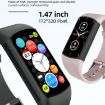 Spovan H7 Smart Sport Watch, BT5.3, Health Monitor, IP67, 1.47" (Black) - 7