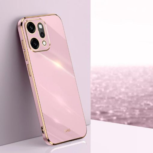 OPPO Reno14 Pro 5G XINLI 6D Electroplate TPU Case - Cherry Purple - 1