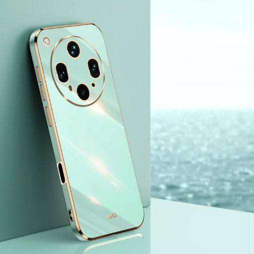 OPPO Find X8 Ultra XINLI 6D Electroplate TPU Case - Mint Green - 1