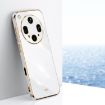 OPPO Find X8 Ultra XINLI 6D Electroplate TPU Phone Case - White - 1