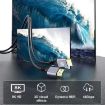 HDMI Male to Male Dual Elbow Adapter Cable 0.5m (Left Right Bend) - 4