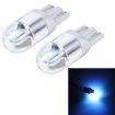 T10 2W LED Car Clearance Lights 2PCS, 12V Ice Blue SMD-3030 Lamp - 1