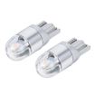 T10 2W LED Car Clearance Lights 2PCS, 12V Pink SMD-3030 Lamp - 2
