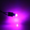 T10 2W LED Car Clearance Lights 2PCS, 12V Pink SMD-3030 Lamp - 6
