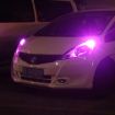 T10 2W LED Car Clearance Lights 2PCS, 12V Pink SMD-3030 Lamp - 7