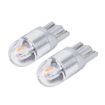 T10 2W LED Car Clearance Lights 2PCS, 12V Yellow SMD-3030 Lamps - 2