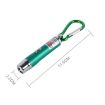 2 PCS Green Mini LED Flashlight Torch Laser Keychain for Hiking - 2