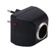 EU Plug Vehicle Power Inverter 90-240V AC to 12V DC 600mA Adapter - 1