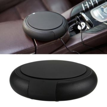 CARZOR Z1 USB Car Air Purifier - Negative Ions Cleaner, Black, 2W - 1