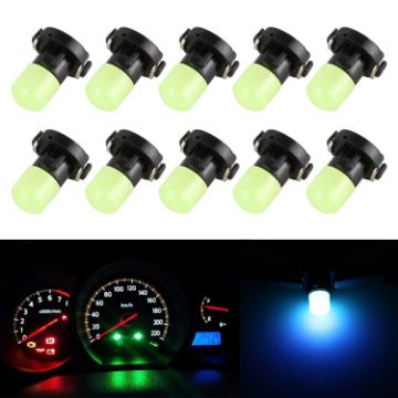 10 PCS 2W T3 Wedge LED Dashboard Bulbs - Ice Blue Instrument Panel Light - 1