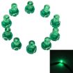 10PCS 2W T3 Wedge LED Dashboard Bulb Green Light for Instrument Panel - 1