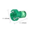 10PCS 2W T3 Wedge LED Dashboard Bulb Green Light for Instrument Panel - 3