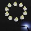 10 PCS 2W T4.2 Wedge LED Dashboard Indicator Bulbs - White Light - 1