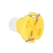10PCS Yellow T4.2 Wedge LED Dashboard Gauge Bulbs 2W Instrument Panel - 3