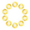 10PCS Yellow T4.2 Wedge LED Dashboard Gauge Bulbs 2W Instrument Panel - 5