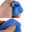 Blue Safe Rubber Car Seat Belt Clips Locking Buckles Protective Cover - 5