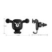 Big Eyes Pattern Gravity Air Vent Car Mount Phone Holder - Black - 3