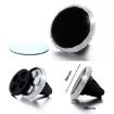 Pink Car Diamond Magnetic Air Outlet Phone Holder - Mobile Mount Accessory - 3