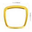 Audi Steering Wheel Decorative Ring Cover Trim Sticker - Gold - 2